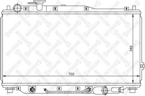 Radiator, engine cooling 10-26469-SX