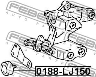 Deflection/Guide Pulley, V-ribbed belt 0188-LJ150 - image 2