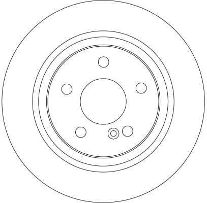Brake discs kit rear, (2pcs), Top Quality DF4270 - image 4