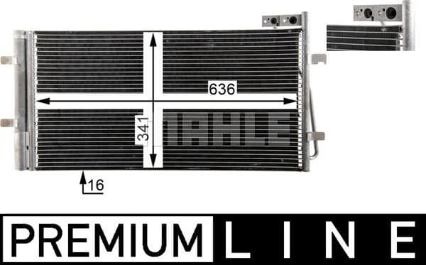 Condenser, air conditioning BEHR *** PREMIUM LINE *** AC 42 000P - image 6