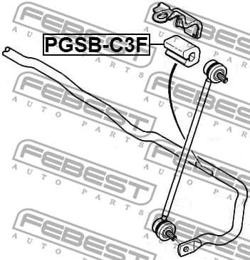 Mounting, stabiliser bar PGSB-C3F - image 2