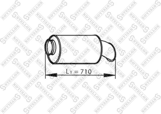 Centre/Rear Muffler 82-03090-SX