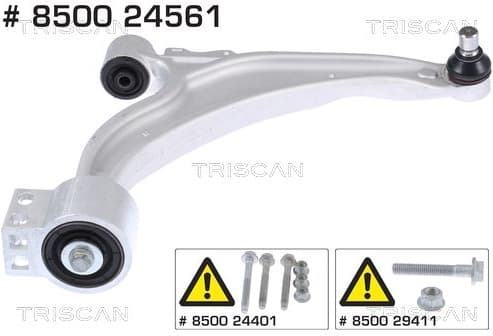 Control/Trailing Arm, wheel suspension 8500 24561