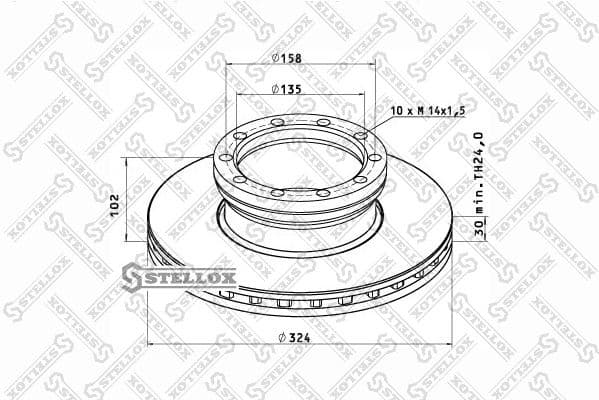 Brake Disc 85-00709-SX