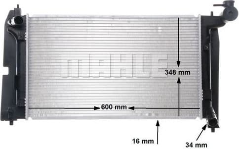 Radiator, engine cooling BEHR CR 1526 000S - image 12