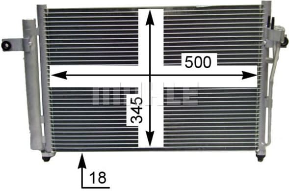 Condenser, air conditioning BEHR AC 417 000S - image 5