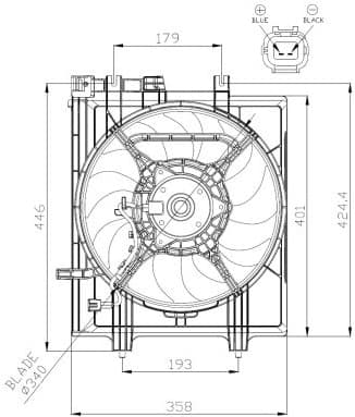 Fan, engine cooling 47936