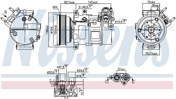 Compressor, air conditioning ** FIRST FIT ** 890776 - image 8