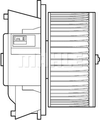 Interior Blower BEHR *** PREMIUM LINE *** AB 107 000P - image 2