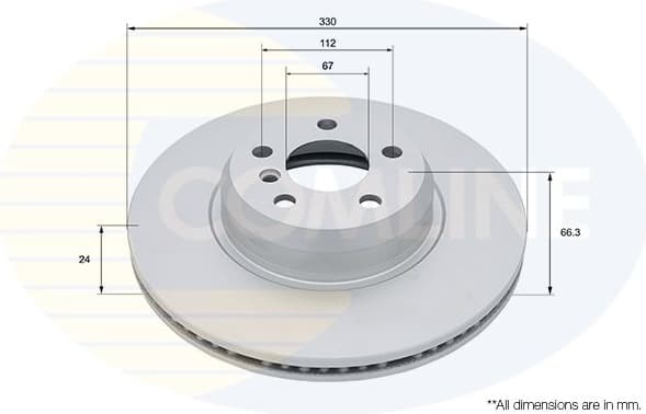 Brake Disc COATED ADC5017V