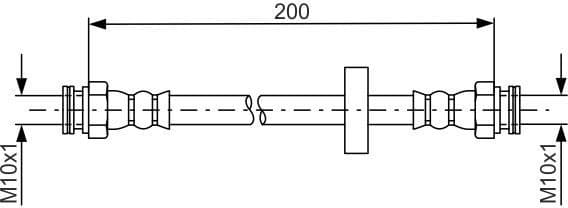 Brake Hose 1 987 481 670