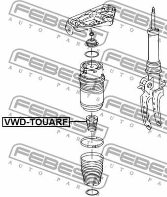 Rubber Buffer, suspension VWD-TOUARF - image 2