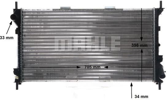 Radiator, engine cooling BEHR CR 1196 000S - image 12