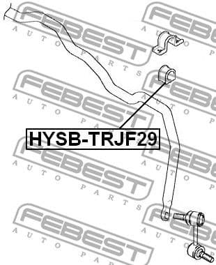 Mounting, stabiliser bar HYSB-TRJF29 - image 2