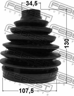Bellow, drive shaft 0417P-V97WR - image 2