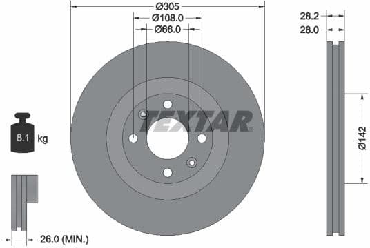 Brake Disc PRO 92097103