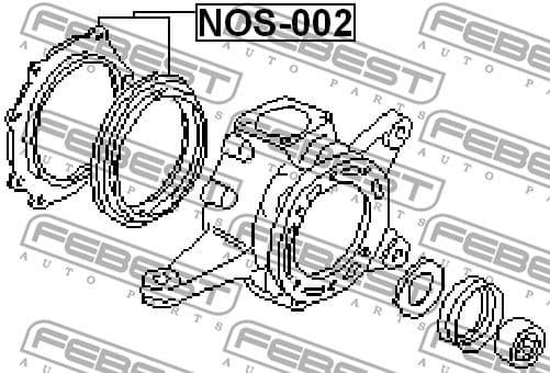 Repair Kit, steering knuckle NOS-002 - image 2