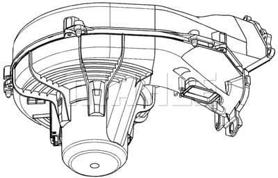 Interior Blower BEHR *** PREMIUM LINE *** AB 29 000P - image 2