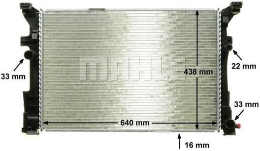 Radiator, engine cooling BEHR *** PREMIUM LINE *** CR 2169 000P - image 6