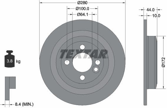Brake Disc PRO 92234003