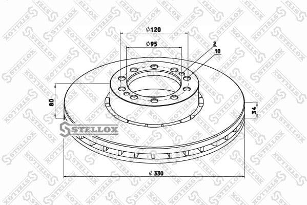 Brake Disc 85-00777-SX
