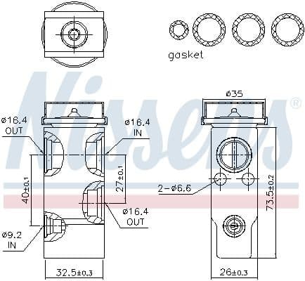 Expansion Valve, air conditioning ** FIRST FIT ** 999260 - image 6