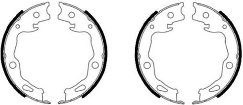 Brake Shoe Set, parking brake 91086000