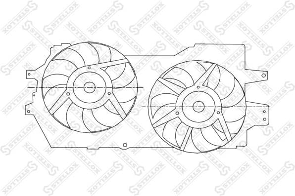 Fan, engine cooling 29-99107-SX