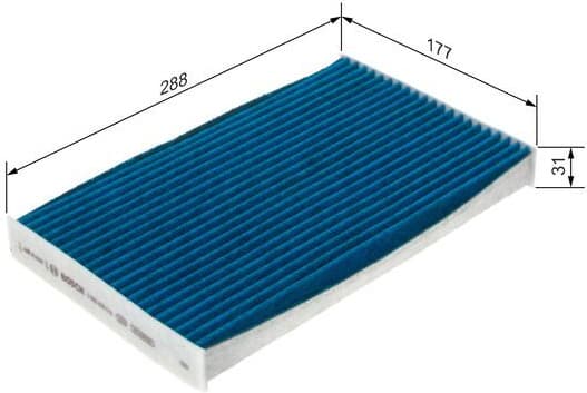 Filter, cabin air FILTER+pro 0 986 628 578 - image 5