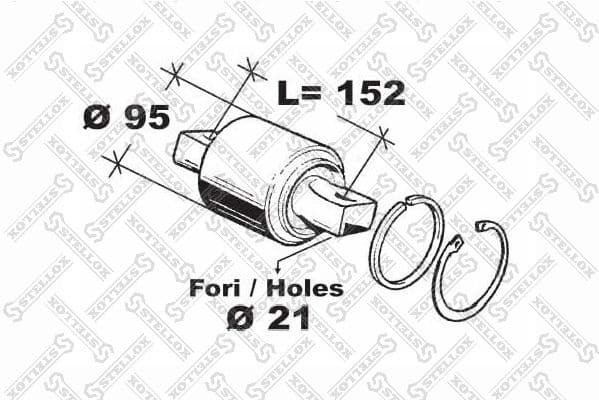 Repair Kit, control/trailing arm 84-12011-SX