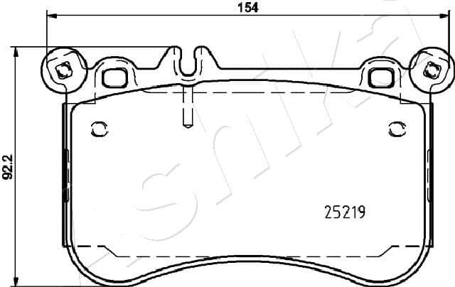 Brake Pad Set, disc brake 50-00-0523 - image 2