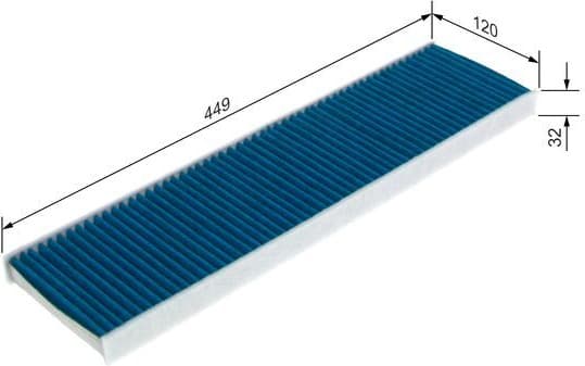 Filter, cabin air FILTER+pro 0 986 628 579 - image 5