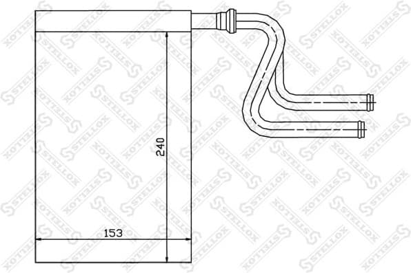 Heat Exchanger, interior heating 10-35024-SX