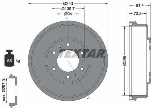 Brake Drum 94035300