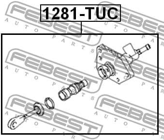 Master Cylinder, clutch 1281-TUC - image 2