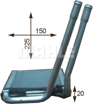 Heat Exchanger, interior heating BEHR *** PREMIUM LINE *** AH 202 000P - image 2