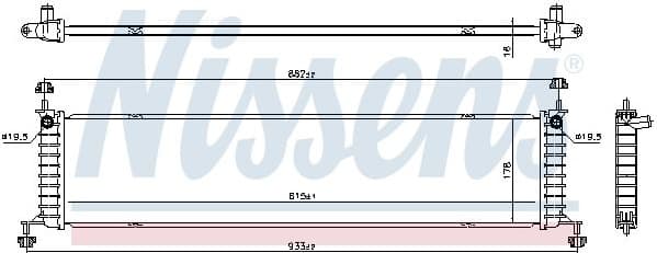 Radiator, engine cooling 606915 - image 5