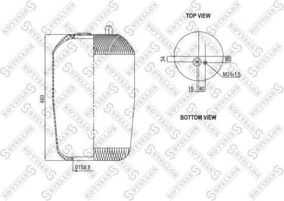 Bellow, air suspension 90-41830-SX - image 2