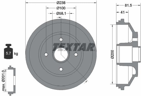 Brake Drum 94043000