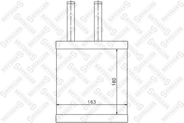 Heat Exchanger, interior heating 10-35106-SX