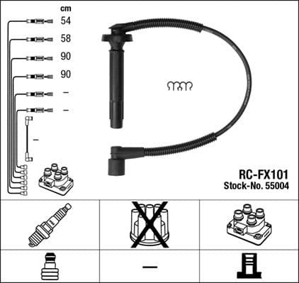 Ignition Cable Kit RC-FX101