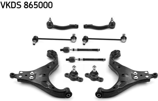 Control/Trailing Arm Kit, wheel suspension VKDS 865000