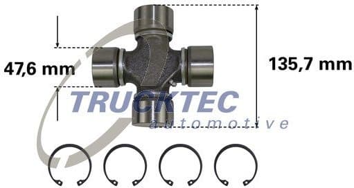 Joint, propshaft 05.34.008