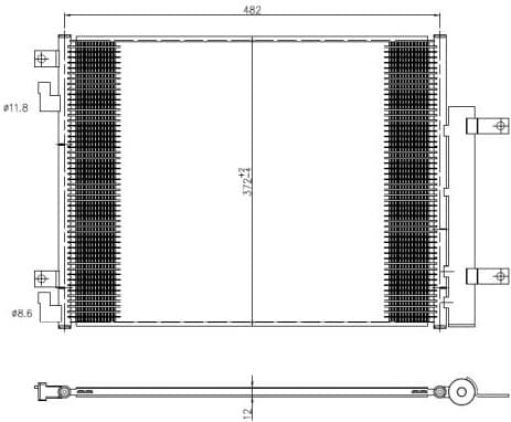 Condenser, air conditioning EASY FIT 350506