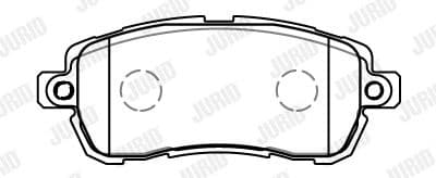 Brake Pad Set, disc brake 573885J