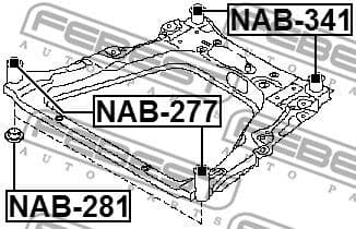 Bushing, axle beam NAB-341 - image 2