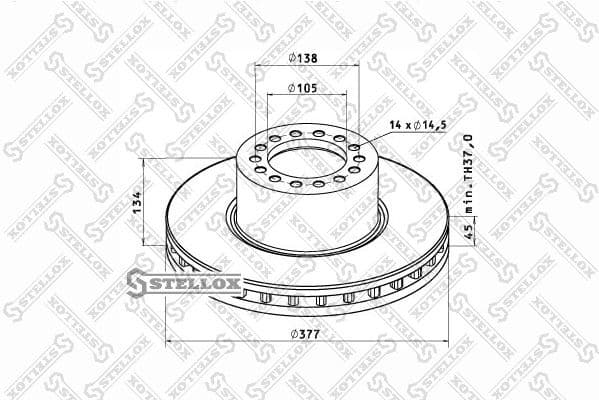 Brake Disc 85-00727-SX