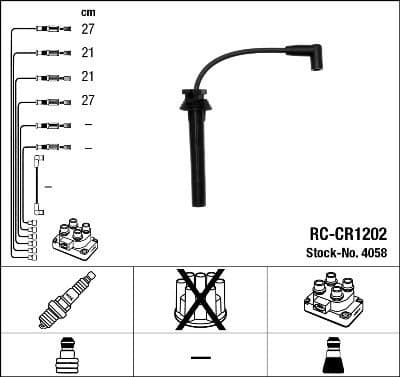 Ignition Cable Kit RC-CR1202