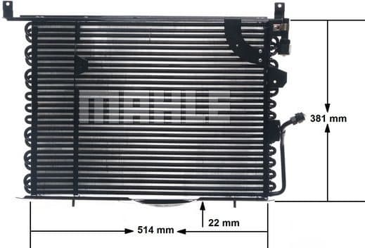 Condenser, air conditioning BEHR AC 149 000S