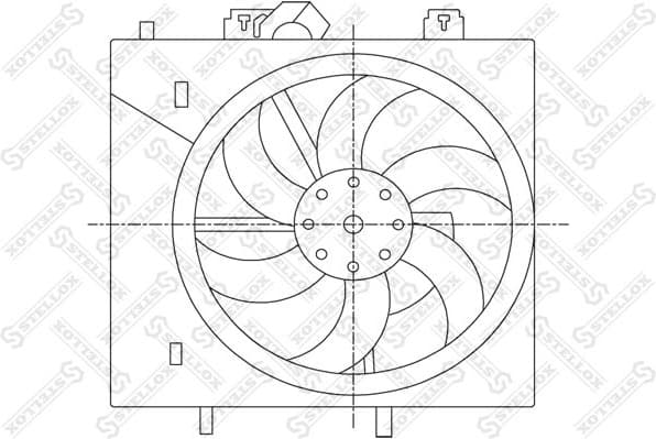 Fan, engine cooling 29-99444-SX